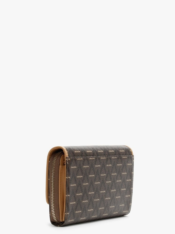 Liuto Pebbled Tan Logo Pochette