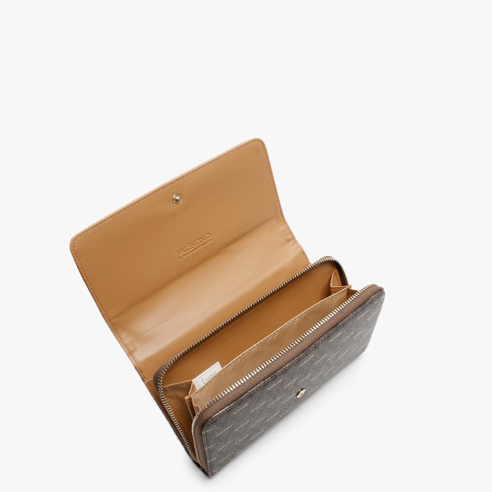 Liuto Pebbled Tan Logo Pochette