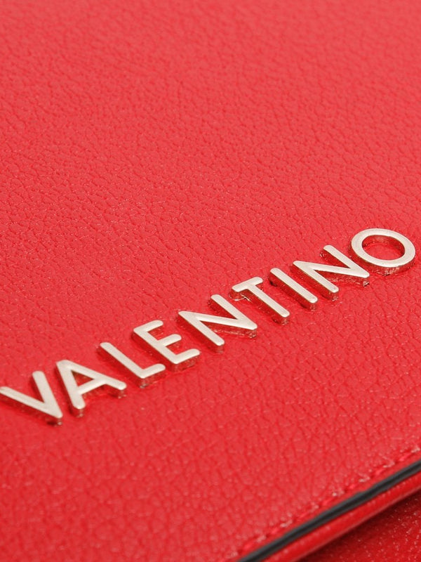 Flauto Pebbled Red Shoulder Bag