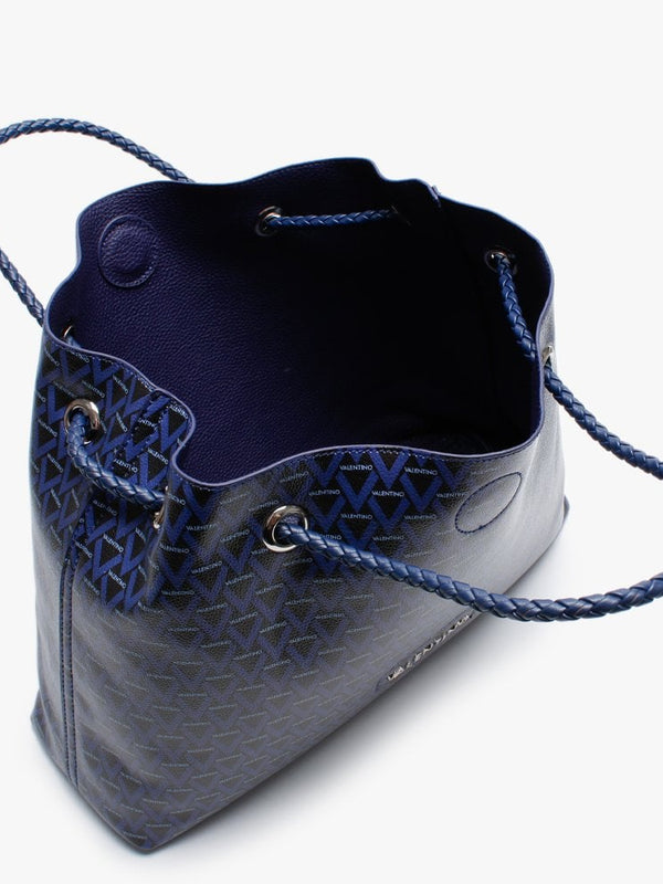 Corsair Blue Repeat Logo Reversible Shopper Bag