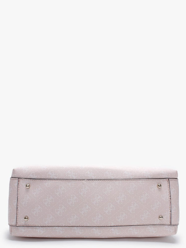 Lorenna Girlfriend Pink Repeat Logo Shoulder Bag