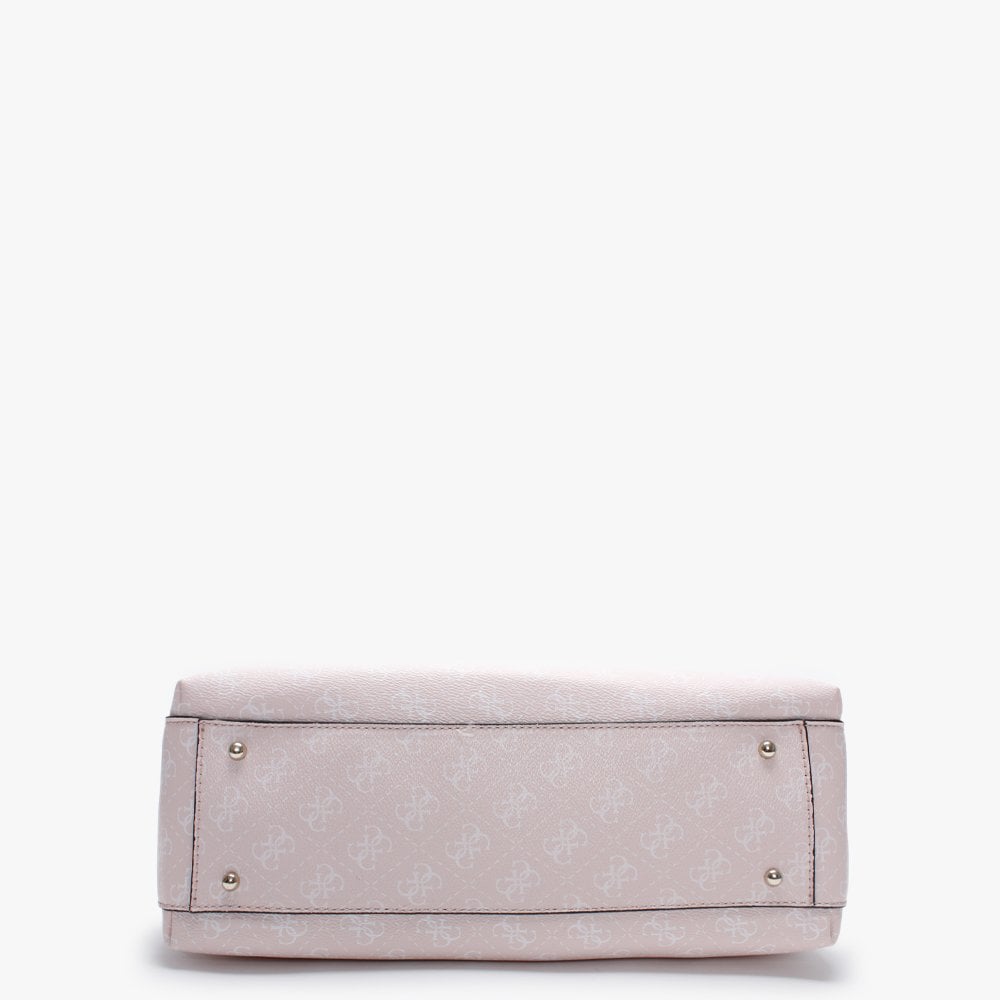 Lorenna Girlfriend Pink Repeat Logo Shoulder Bag
