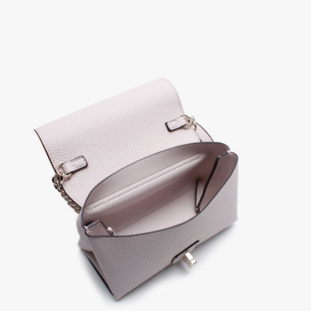 Mini Uptown Chic Flap Moonstone Cross-Body Bag