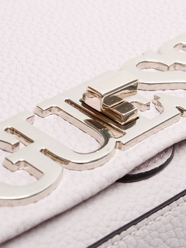 Mini Uptown Chic Flap Moonstone Cross-Body Bag