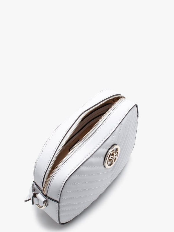 Kamryn White Quilted Shoulder Bag