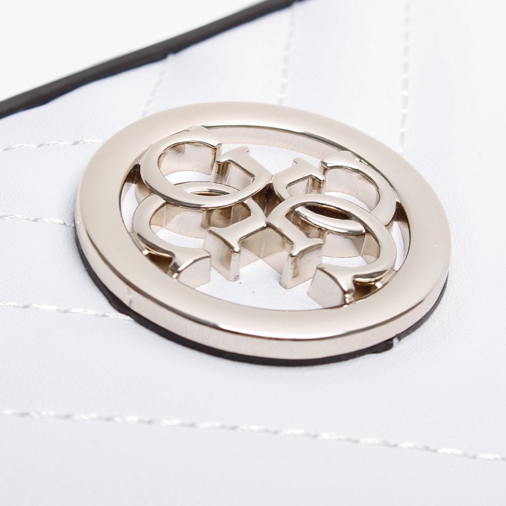 Kamryn White Quilted Shoulder Bag