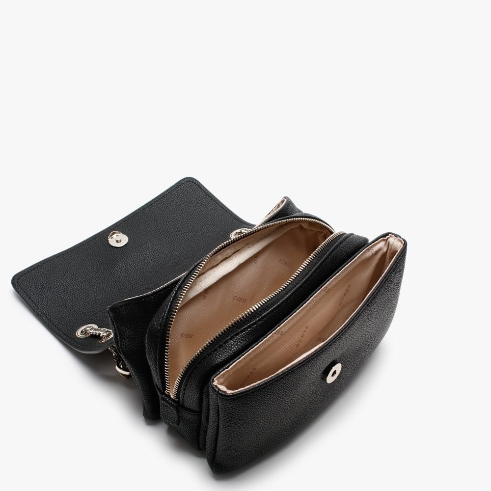Narita Black Convertible Cross-Body Bag