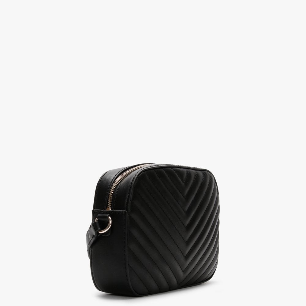 Kamryn Black Quilted Shoulder Bag