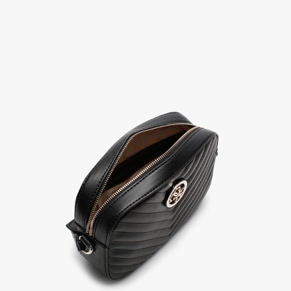 Kamryn Black Quilted Shoulder Bag