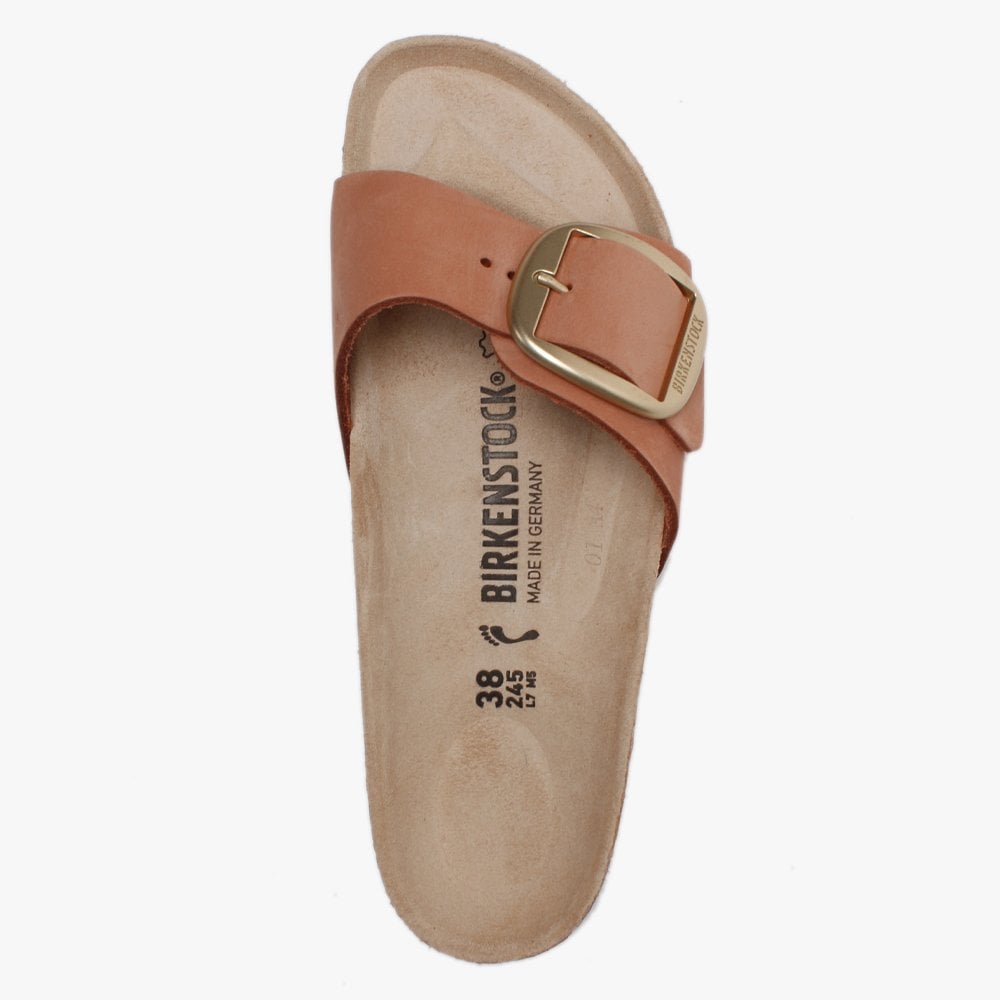 Madrid Big Buckle Brandy Mules