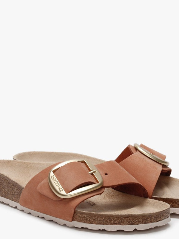 Madrid Big Buckle Brandy Mules