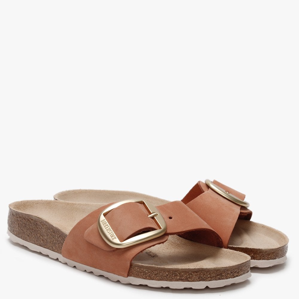Madrid Big Buckle Brandy Mules