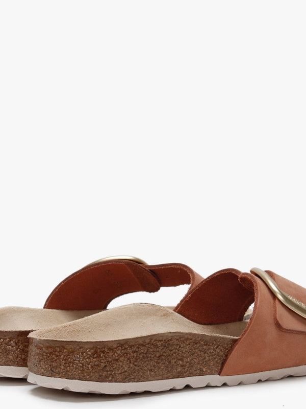 Madrid Big Buckle Brandy Mules