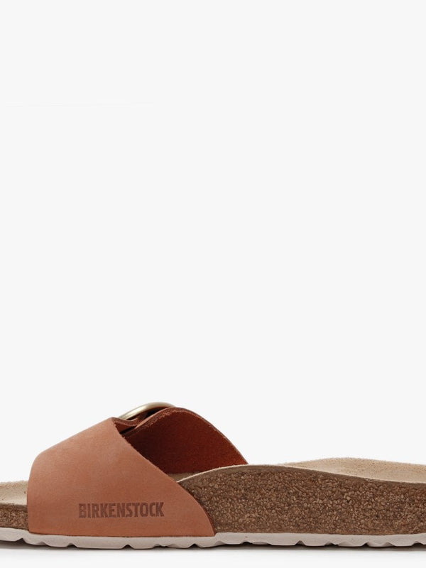 Madrid Big Buckle Brandy Mules