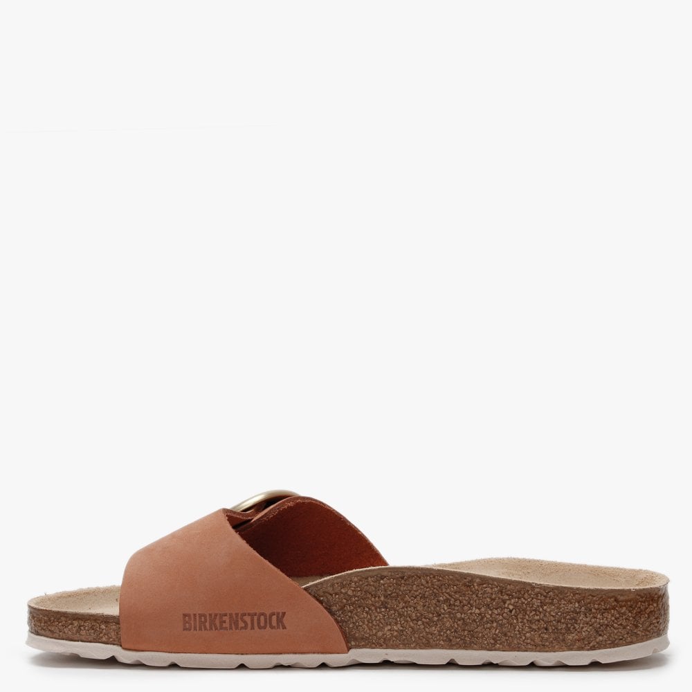 Madrid Big Buckle Brandy Mules