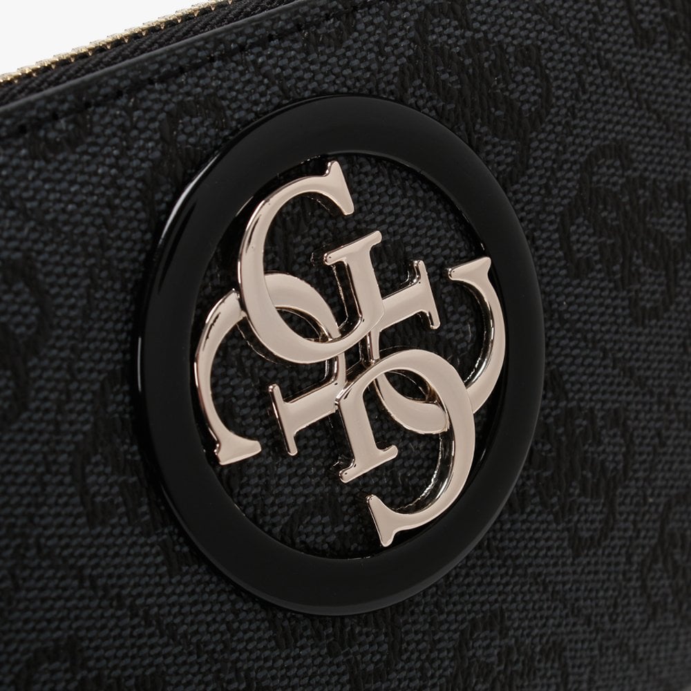 Open Road Repeat Logo Zip Around Grey Wristlet Wallet