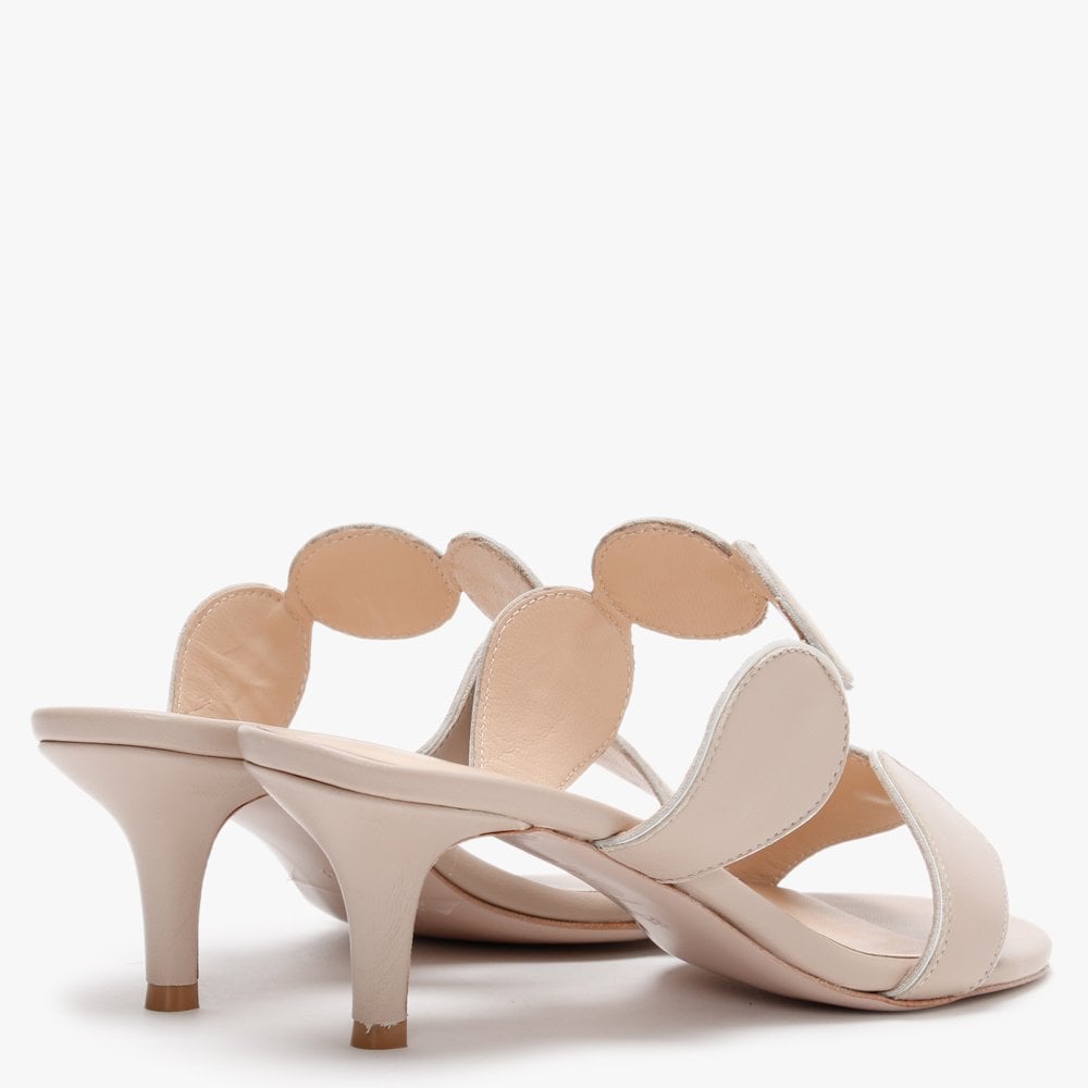 Pollie Nude Leather Heeled Sandals