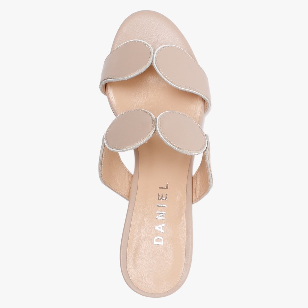 Pollie Nude Leather Heeled Sandals