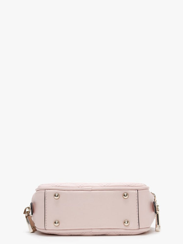 Mini Pink Quilted Camera Bag