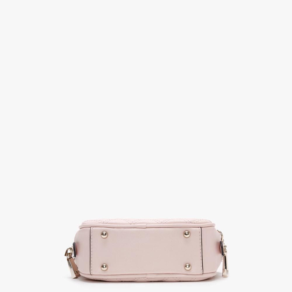 Mini Pink Quilted Camera Bag