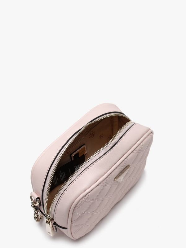 Mini Pink Quilted Camera Bag
