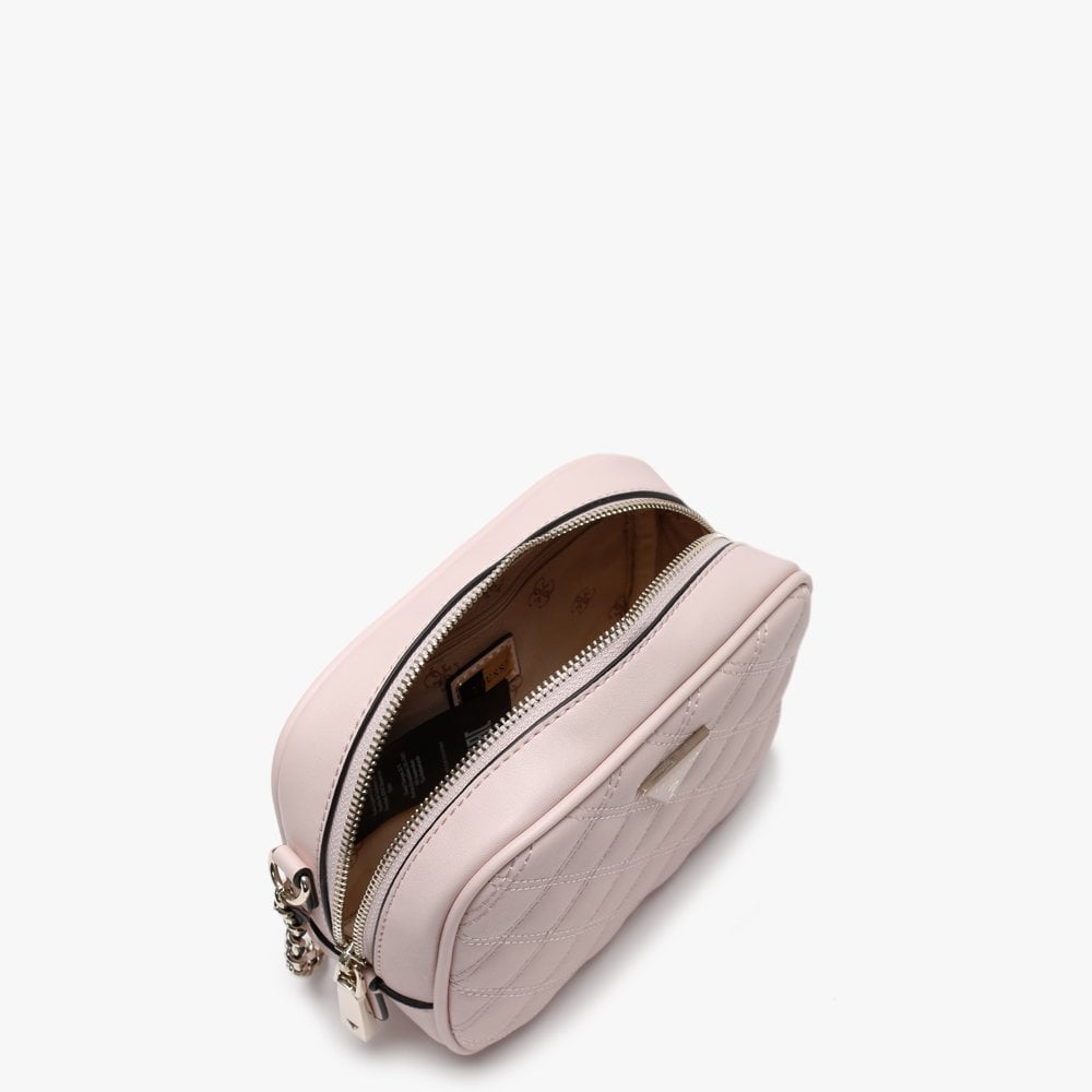 Mini Pink Quilted Camera Bag