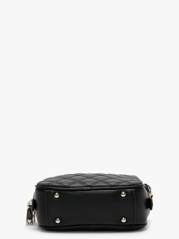 Mini Black Quilted Camera Bag