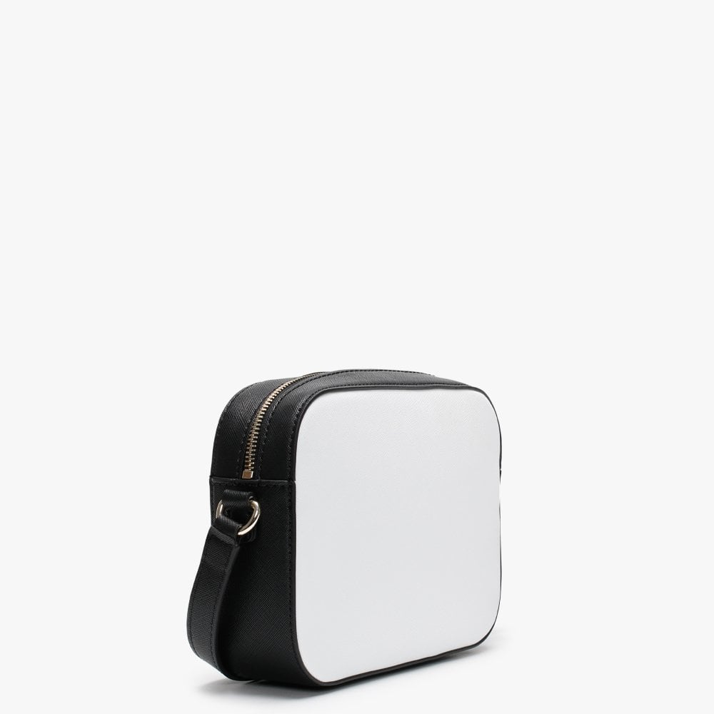 Kamryn Top Zip Leopard Colour Block Cross-Body Bag