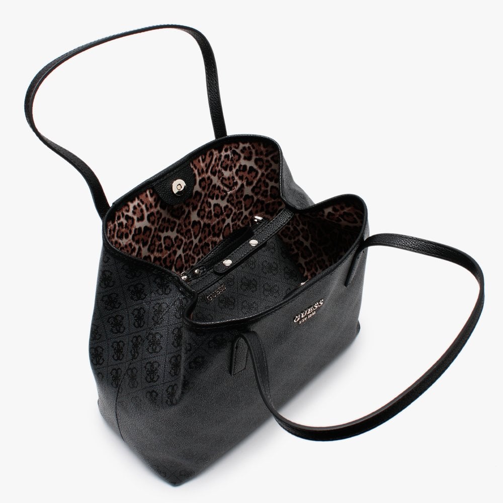 Vikky Repeat Logo Grey Slouchy Tote Bag