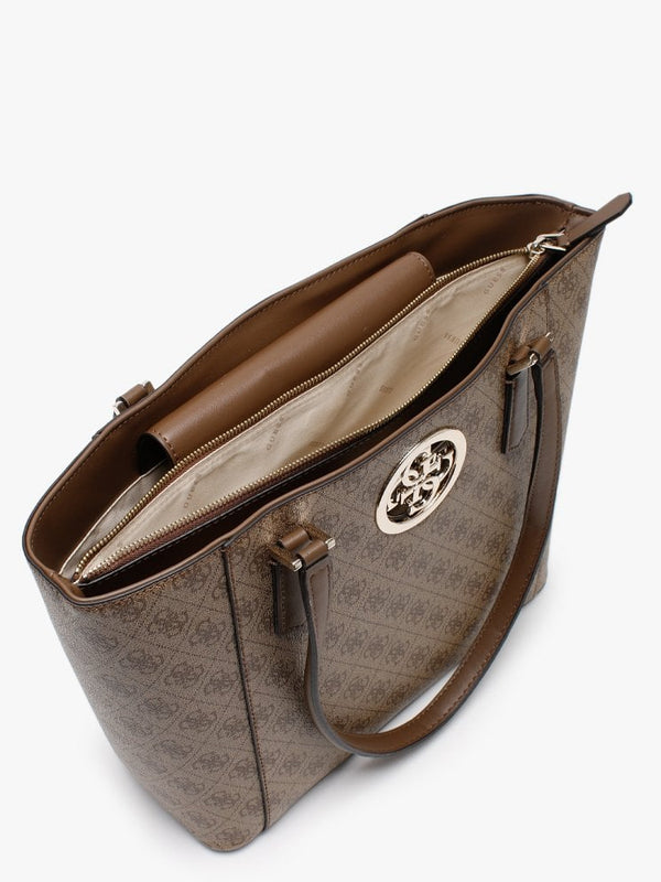 Open Road Repeat Logo Brown Tote Bag
