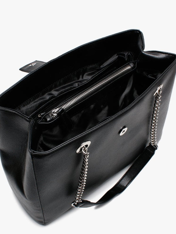 Divina Large Black Tote Bag
