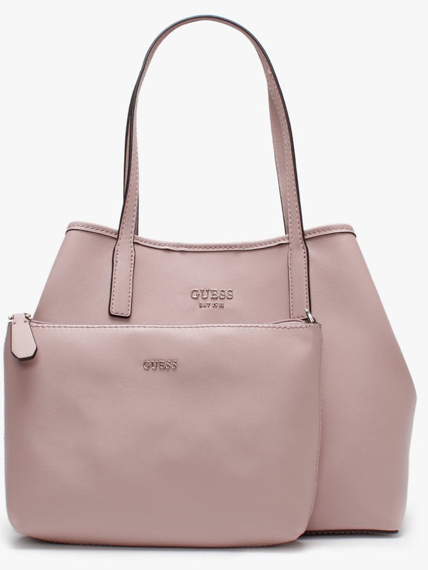 Vikky Smooth Pink Slouchy Tote Bag