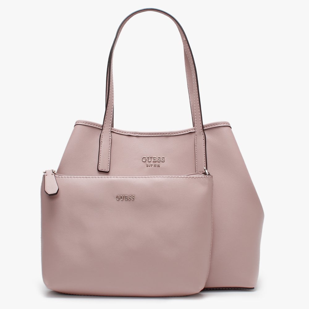 Vikky Smooth Pink Slouchy Tote Bag