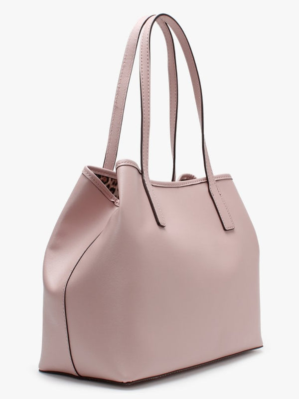 Vikky Smooth Pink Slouchy Tote Bag