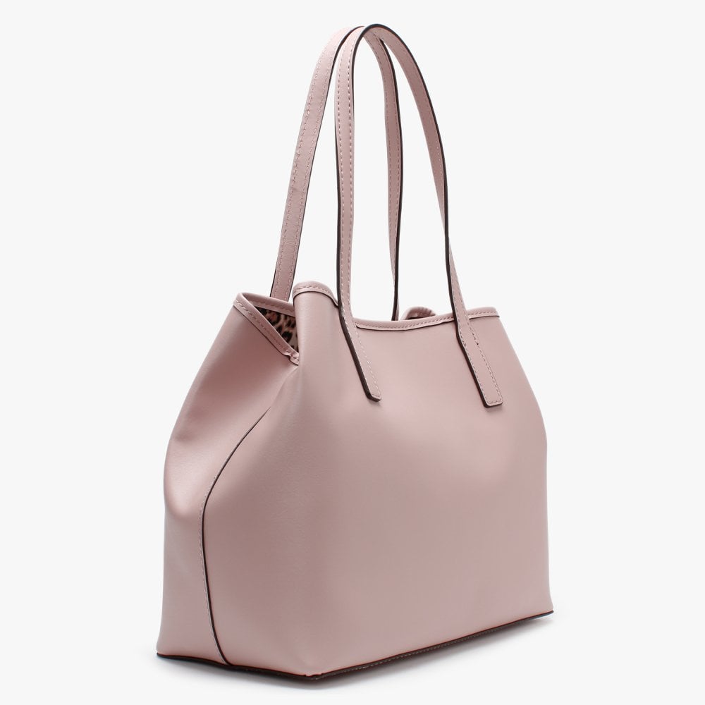 Vikky Smooth Pink Slouchy Tote Bag