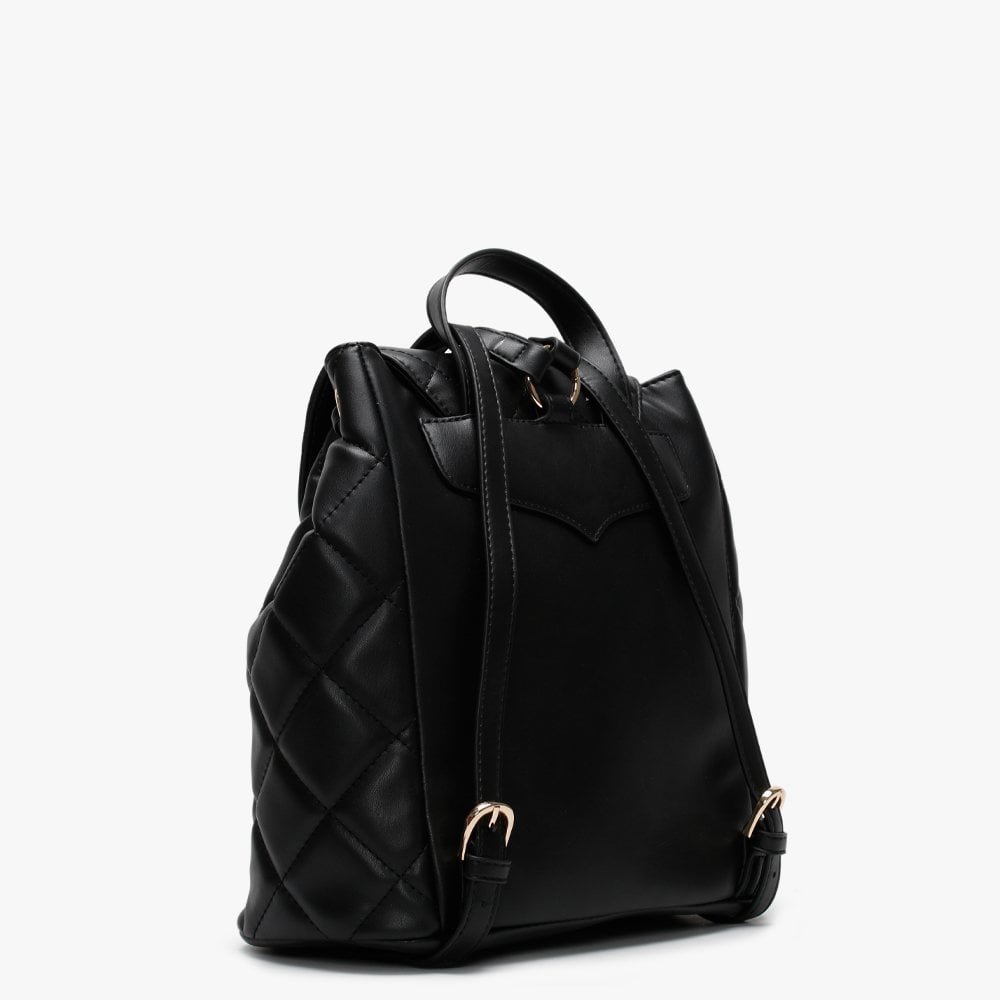 Ocarina Quilted Black Backpack