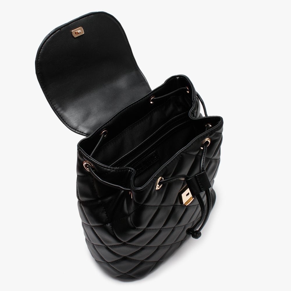 Ocarina Quilted Black Backpack