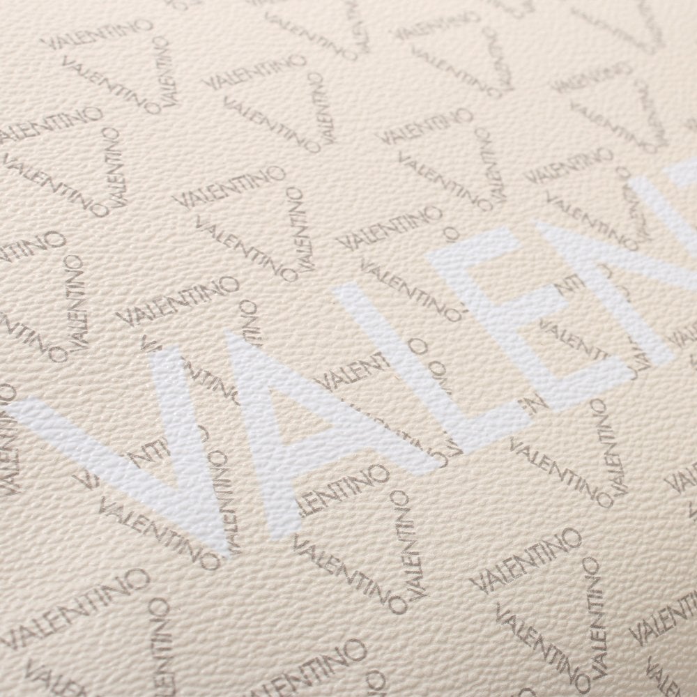 Liuto Beige Repeat Logo Shoulder Bag