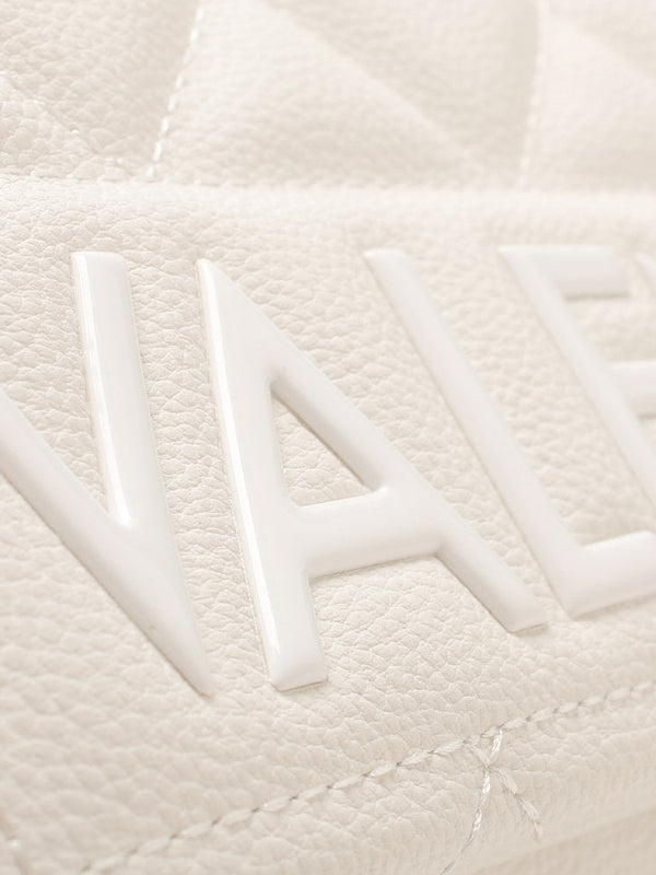 Licia White Quilted Shoulder Bag