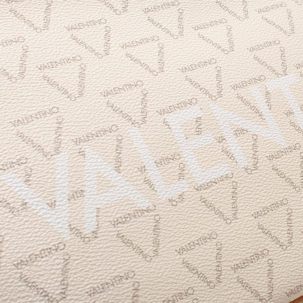 Liuto Beige Repeat Logo Tote Bag