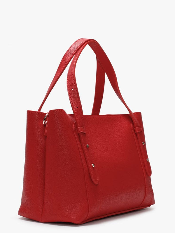 Alma Pattina Red Shopper Bag