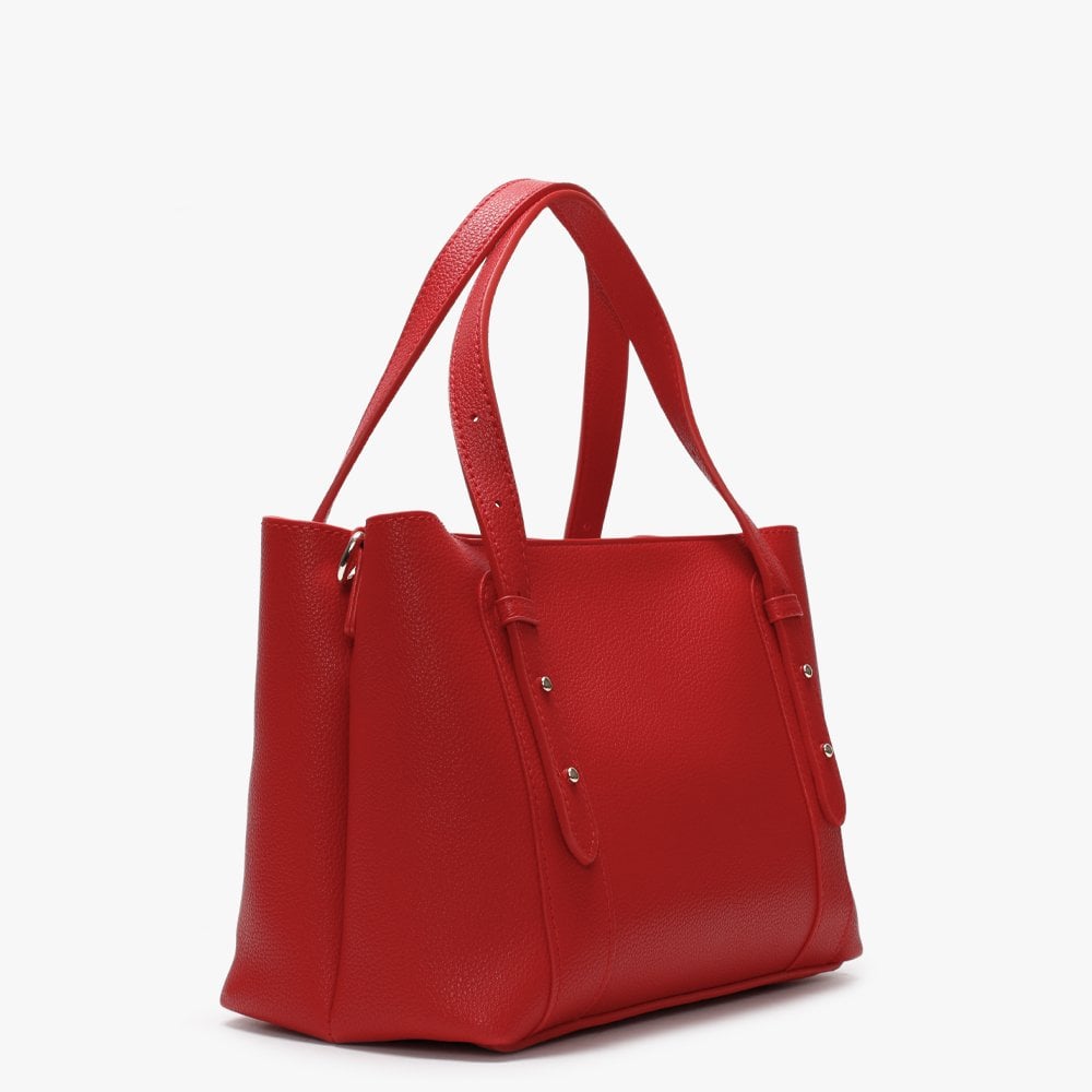 Alma Pattina Red Shopper Bag