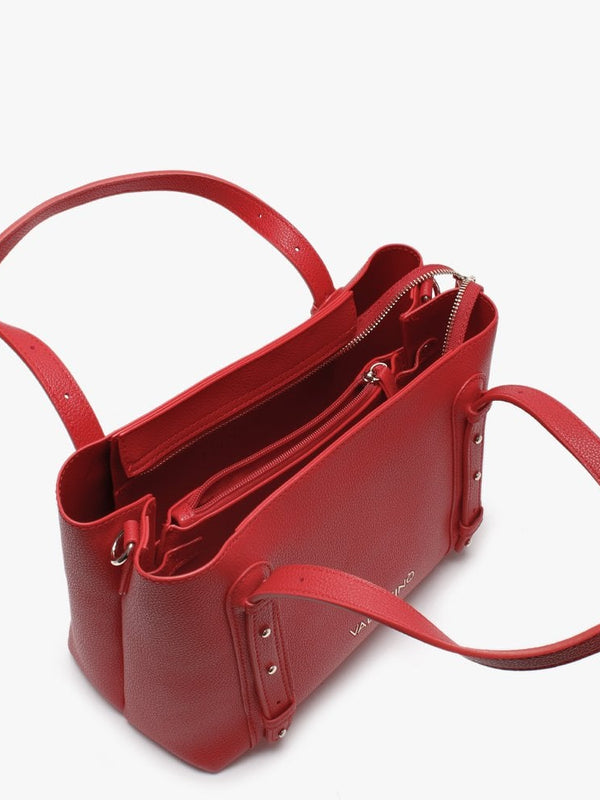 Alma Pattina Red Shopper Bag