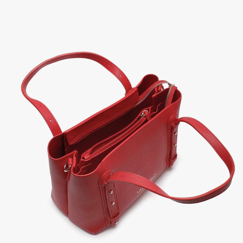 Alma Pattina Red Shopper Bag