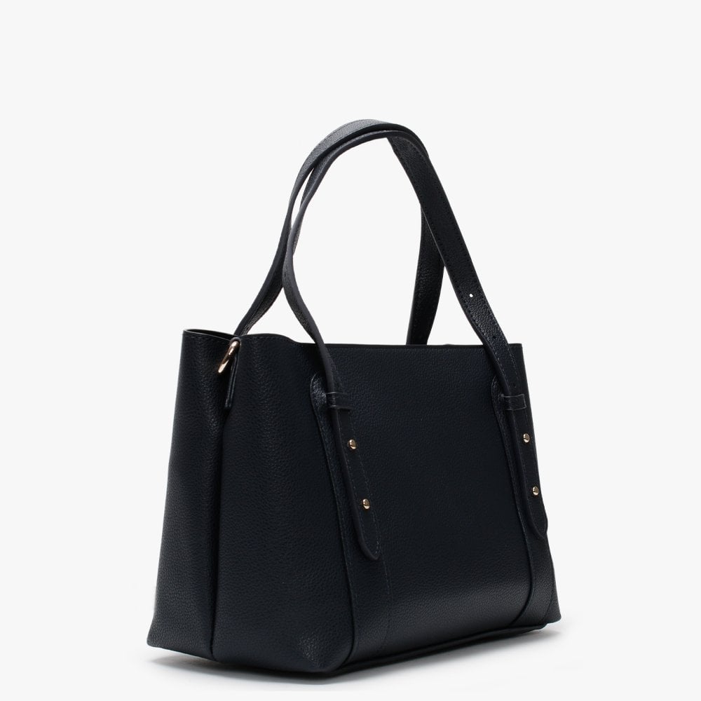 Alma Pattina Navy Shopper Bag