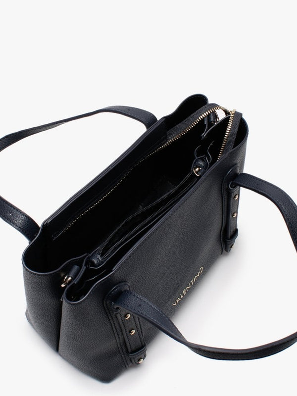 Alma Pattina Navy Shopper Bag