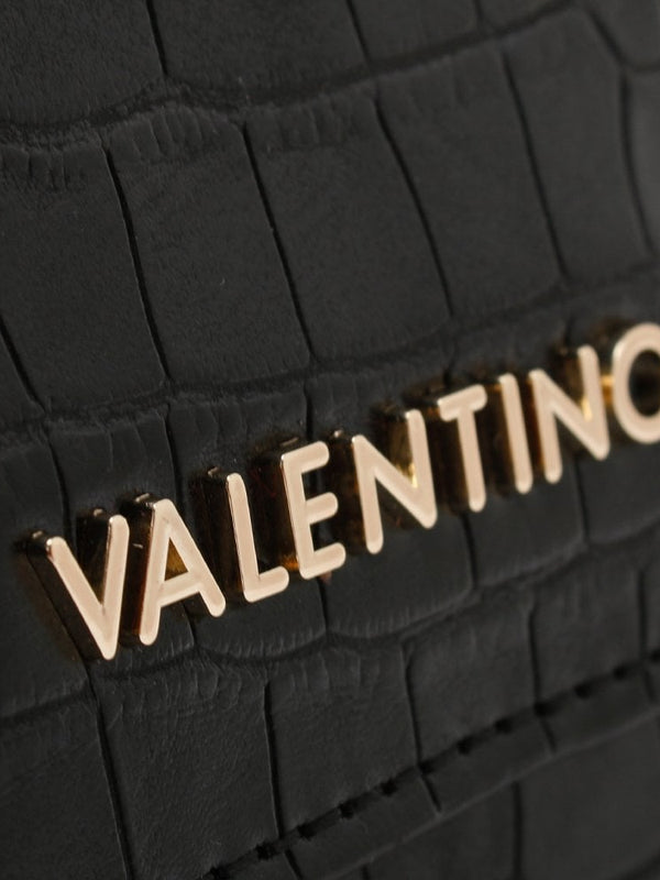 Summer Memento Black Moc Croc Clutch Bag