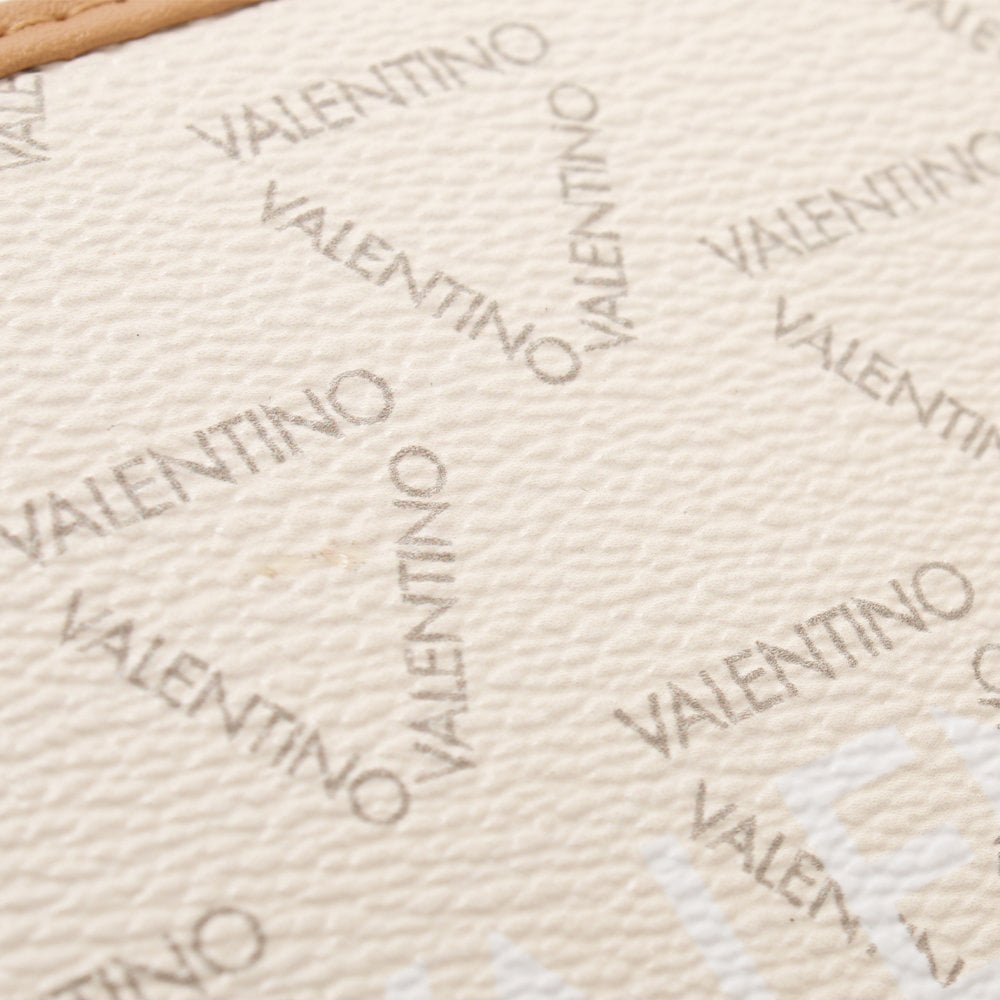 Liuto Beige Repeat Logo Coin Purse