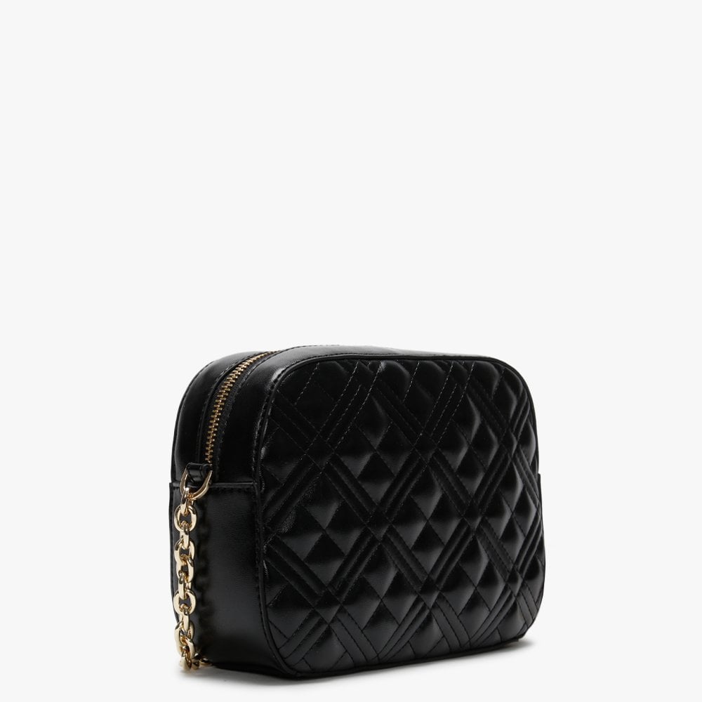 Quilted Black Camera Bag
