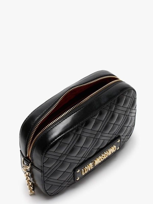 Quilted Black Camera Bag